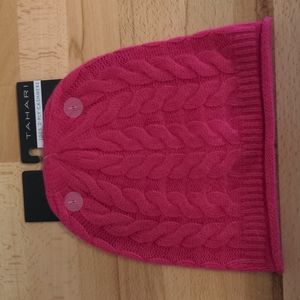 Cashmere Tahari hat neon pink